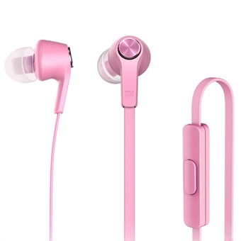 Alkuperäinen Xiaomi Piston In-Ear Stereo Bass kuulokkeet Kaukosäätimellä - Pinkki