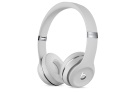 Beats Solo3 - Hörlurar med mikrofon - på örat - Bluetooth - trådlös - ljudisolerande - satinsilver - för 10.5-inch iPad Pro, 9.7-inch iPad, 9.7-inch iPad Pro, iPhone X, Xr, Xs, Xs Max
