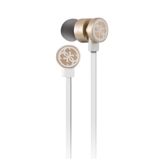 Guess GUEPBTGO Bluetooth Headset Kulta/Valkoinen