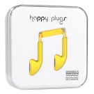 Happy Plugs Keltainen 3,5mm With Mic + Adapter