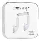Happy Plugs Valkoinen 3,5mm With Mic + Adapter