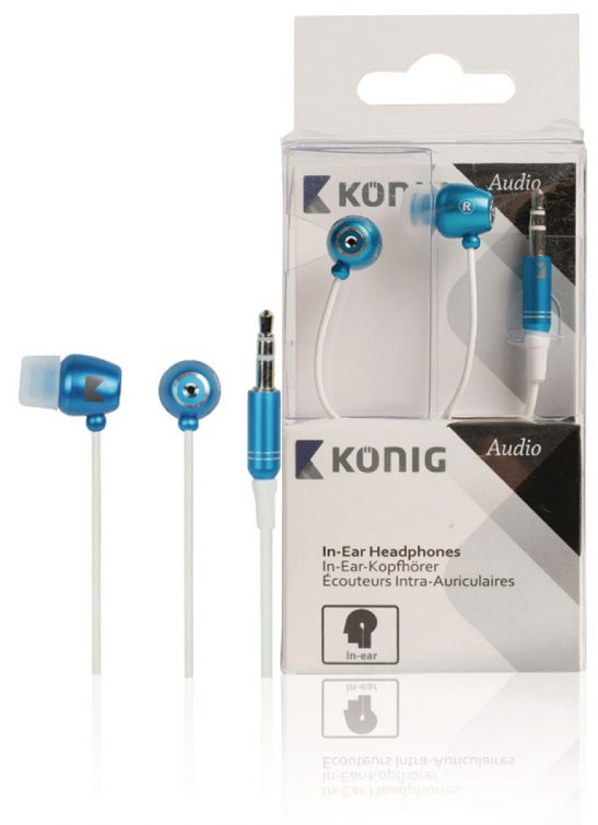 In-ear-kuulokkeet siniset