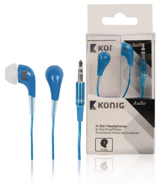 In-ear-kuulokkeet siniset