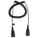 Jabra Extension Cord 2XQD Plug 0,5-2M Coiled