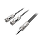 Kitsound 3,5mm Splitter Premium Metalli Yhteydet