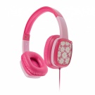 Kitsound MiniMovers Kids On-ear Pinkki