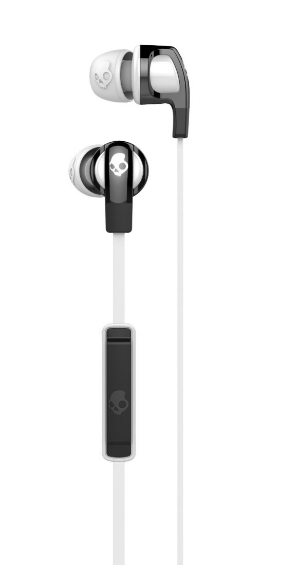 SKULLCANDY SMOKIN BUDS 2 Black / White w/Mic