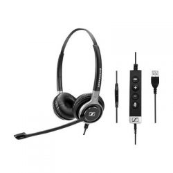 Sennheiser Century Sc 665 Usb Hopea, Musta