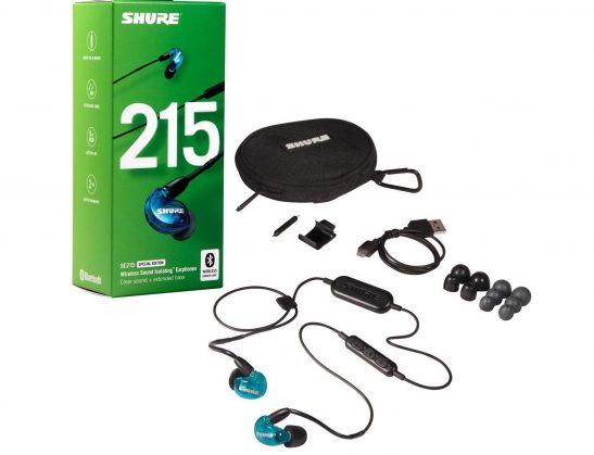 Shure - SE215-BT1 "Special Edition" - Wireless Sound Isolating Earphones (Blue)