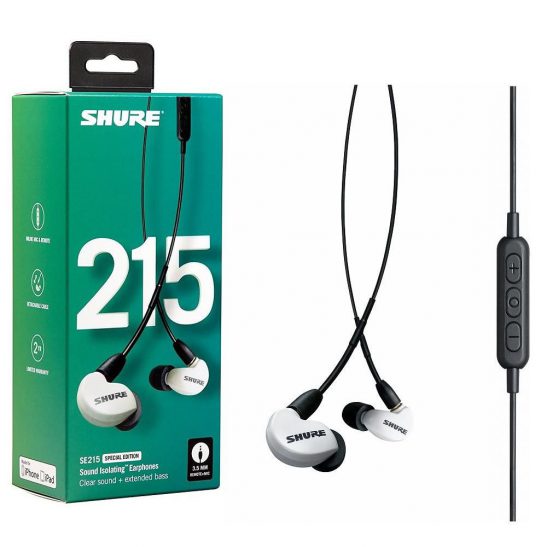 Shure - SE215 UNI - In-Ear Earphones "Special Edition" (White)