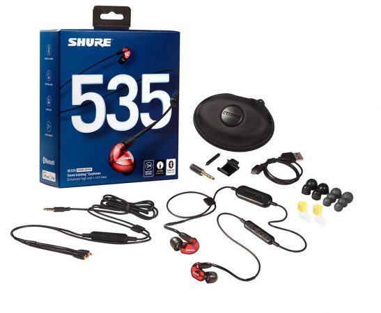Shure - SE535 - Wireless Sound Isolating In-Ear Earphones "Special Edition" (Red)