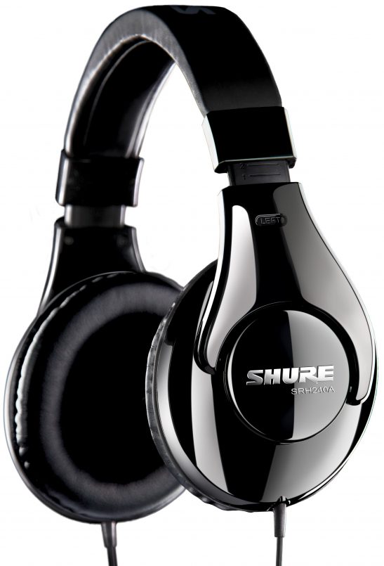 Shure - SRH240A - Professional Closed-Back Headphones