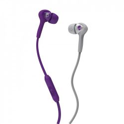 Skullcandy SMOKIN BUDS Athletic Purple/Grey w/Mic