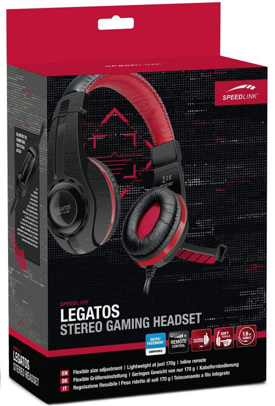 Speedlink Legatos Stereo Gaming Headset