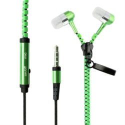 Stereo headset Vetoketju Vihreä