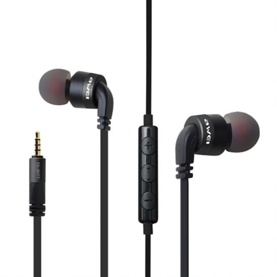 awei ES-30TY TPE In-ear Headset mikrofonilla