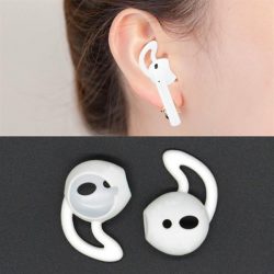 Silikon Earhooks Apple AirPods Valkoinen