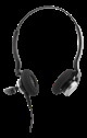 Deltaco business headset, stereo, USB, black, noise cancel. mic