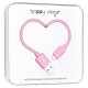 Happy Plugs Micro-Usb To Usb Charge/ Sync Cable (2 M) Pink