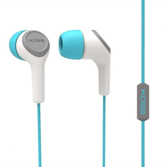 KOSS Hörlur In-Ear KEB15i Turkos