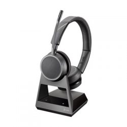 Plantronics Poly Voyager 4220 Office, 2-way Base, Usb-a Harmaa, Musta