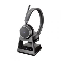 Plantronics Poly Voyager 4220m Office Teams, 2-way Base, Usb-a Harmaa, Musta