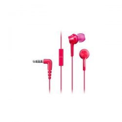 Kuulokkeet mikrofonilla In-ear Panasonic Corp. RP-TCM115E Pinkki