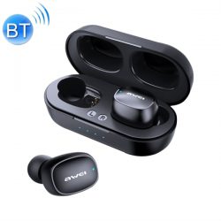 Langaton sport headset awei T13 Bluetooth V5.0 - Musta