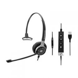 Sennheiser Century Sc 635 Usb Hopea, Musta