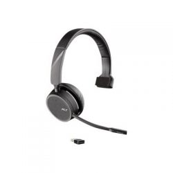 Plantronics Voyager 4210 Uc Mono Usb-a Harmaa, Musta